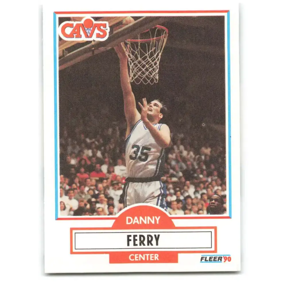 1990-91 Fleer #33 Danny Ferry EX Excellent RC Rookie Cleveland Cavaliers Basketball Card - Basketball Card Single