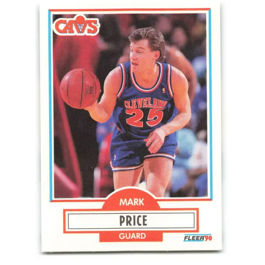 1990-91 Fleer #36 Mark Price EX Excellent Cleveland Cavaliers Basketball Card