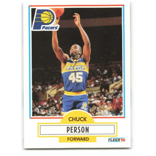 1990-91 Fleer #79 Chuck Person EX Excellent Indiana Pacers Basketball Card