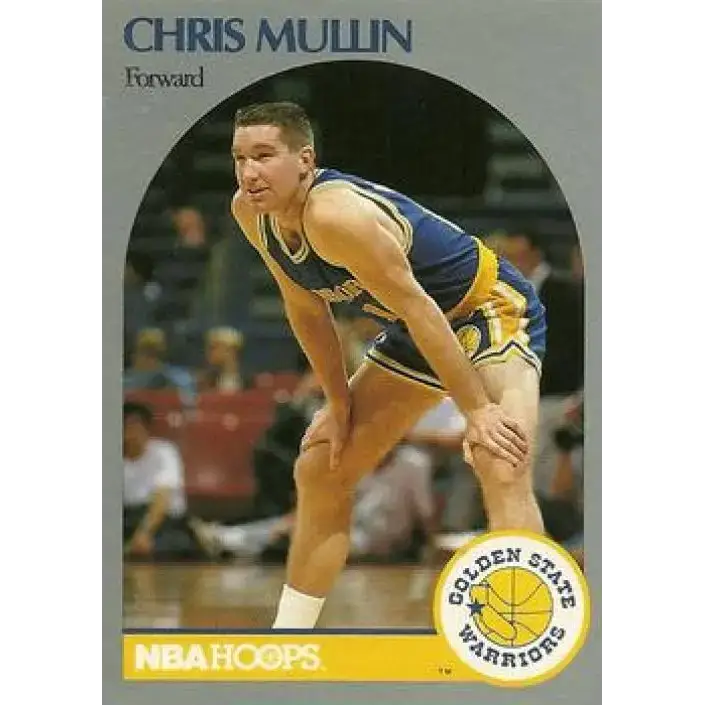 1990-91 Hoops #116 Chris Mullin NM-MT Golden State Warriors Basketball Card - Basketball Card Single