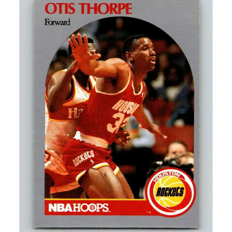 1990-91 Hoops #129 Otis Thorpe NM-MT Houston Rockets Basketball Card - Basketball Card Single