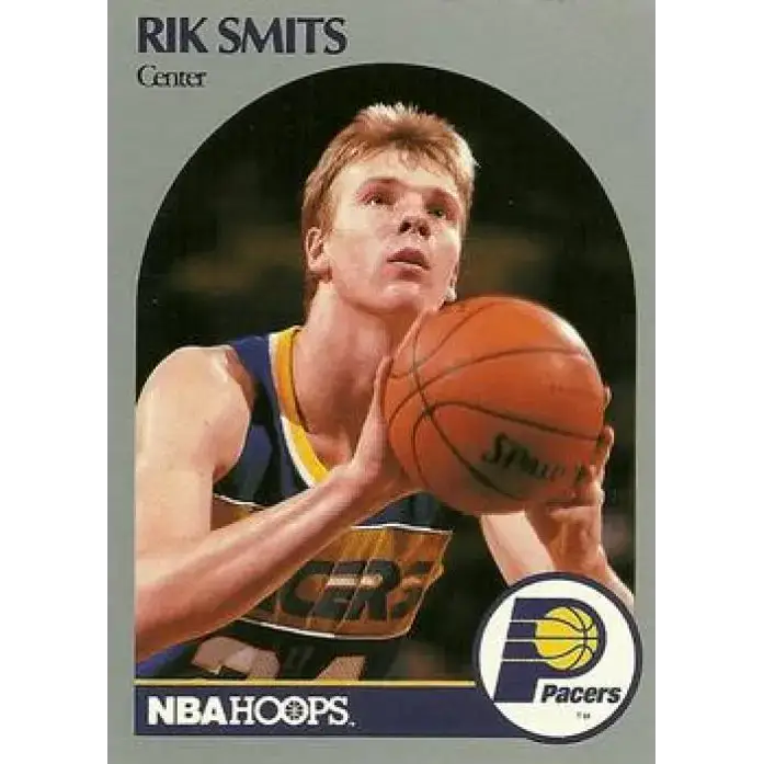 1990-91 Hoops #139 Rik Smits NM-MT Indiana Pacers Basketball Card - Basketball Card Single