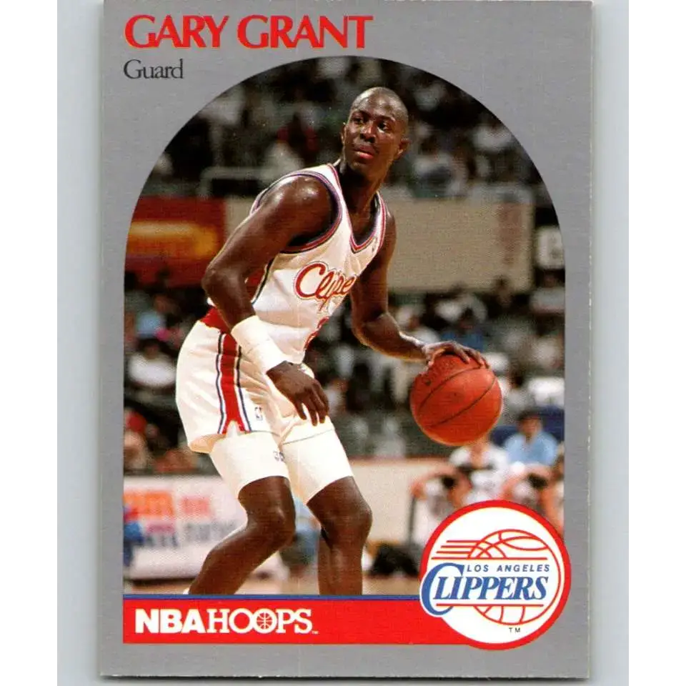 1990-91 Hoops #145 Gary Grant NM-MT Los Angeles Clippers Basketball Card - Basketball Card Single