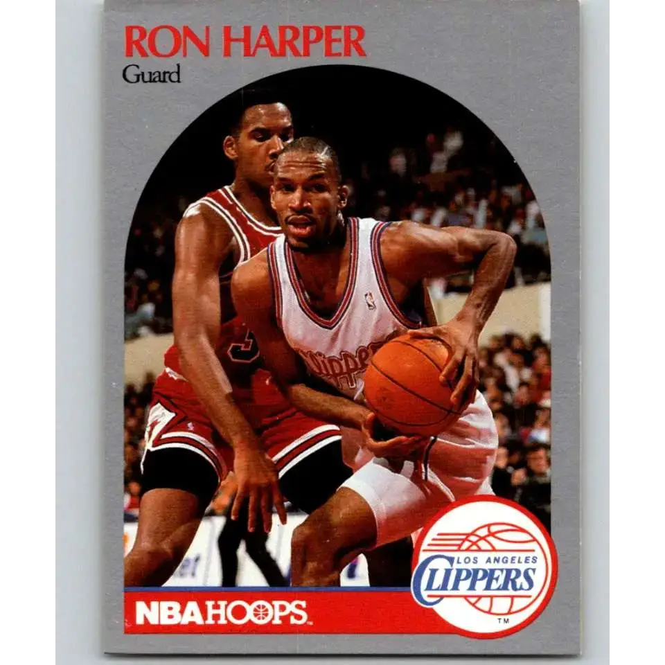 1990-91 Hoops #146 Ron Harper NM-MT Los Angeles Clippers Basketball Card - Basketball Card Single