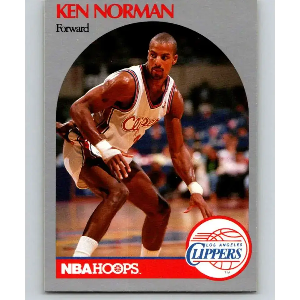 1990-91 Hoops #149 Ken Norman NM-MT Los Angeles Clippers Basketball Card - Basketball Card Single