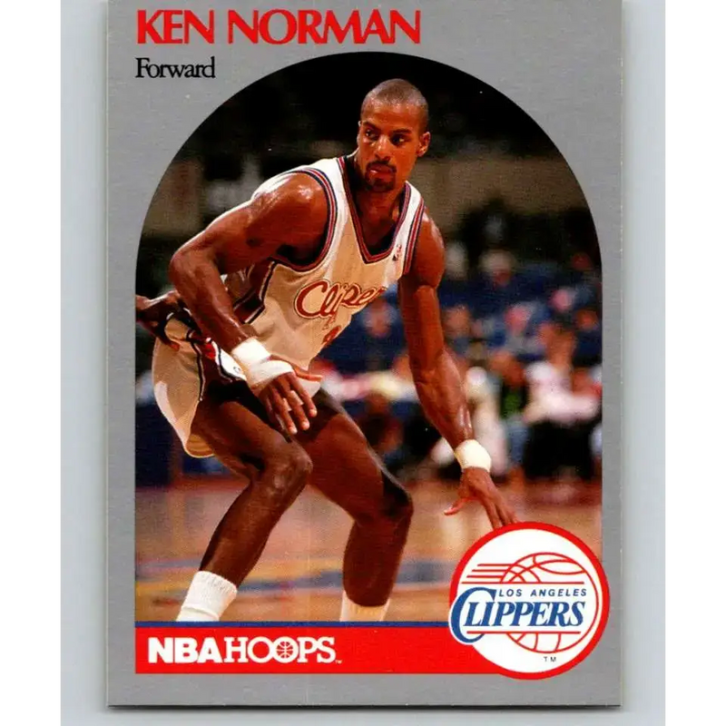 1990-91 Hoops #149 Ken Norman NM-MT Los Angeles Clippers Basketball Card - Basketball Card Single