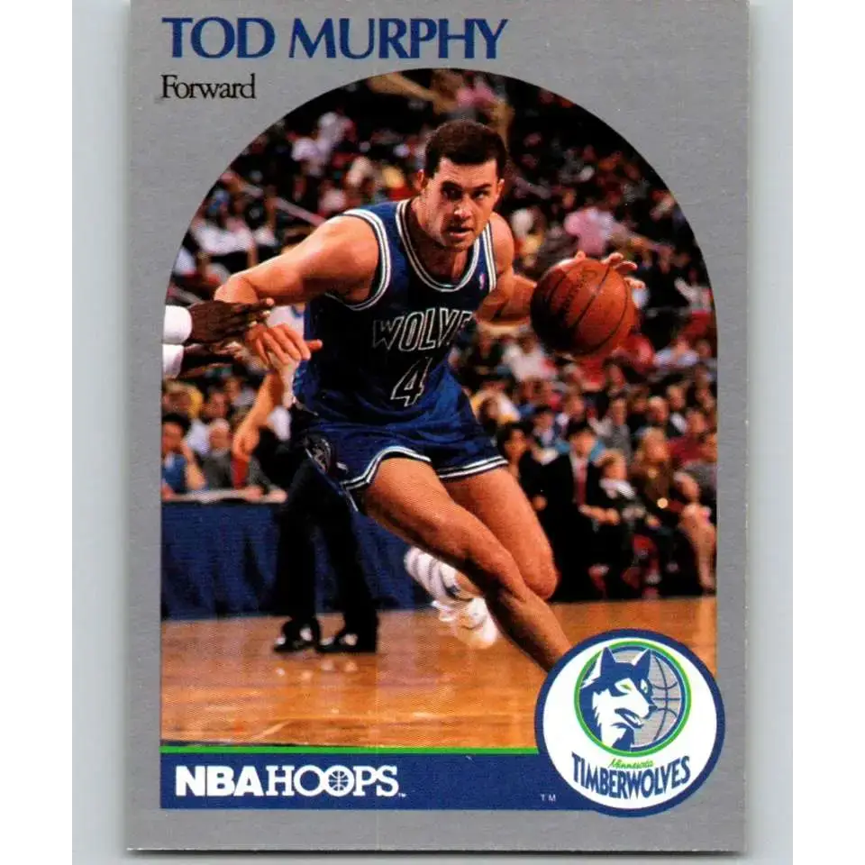 1990-91 Hoops #189 Tod Murphy NM-MT Minnesota Timberwolves Basketball Card - Basketball Card Single