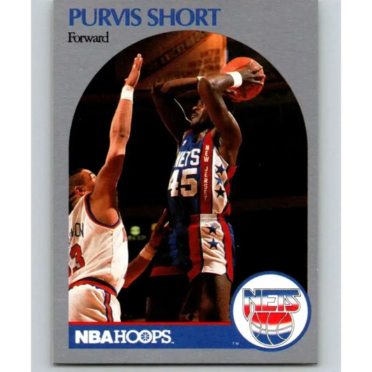 1990-91 Hoops #201 Purvis Short NM-MT SP New Jersey Nets Basketball Card - Basketball Card Single