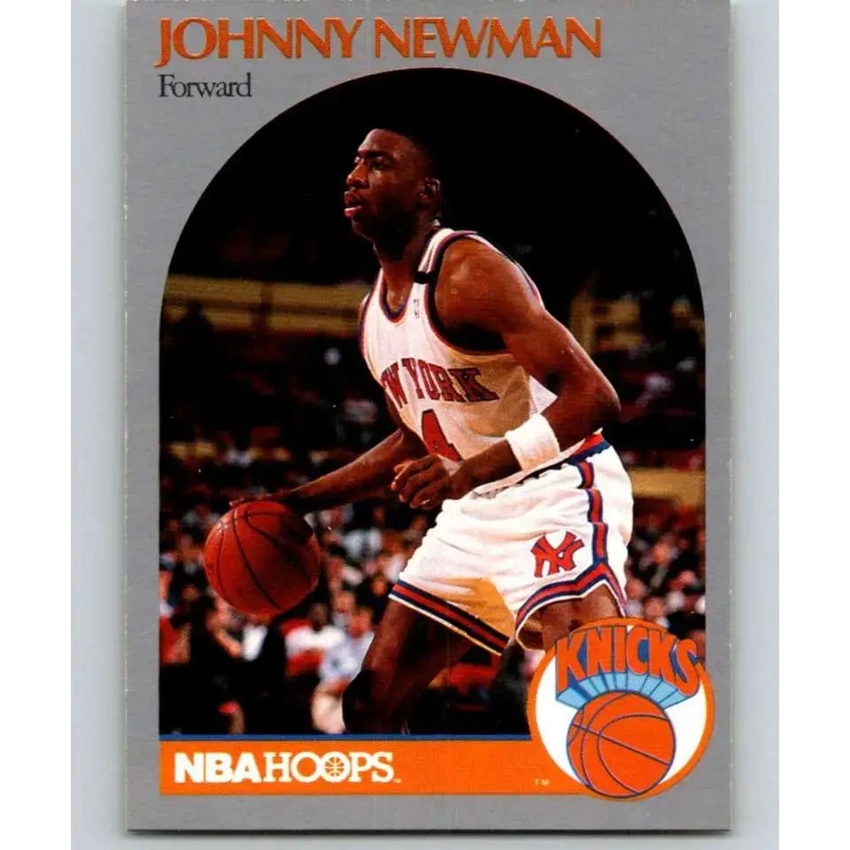 1990-91 Hoops #206 Johnny Newman NM-MT SP New York Knicks Basketball Card - Basketball Card Single