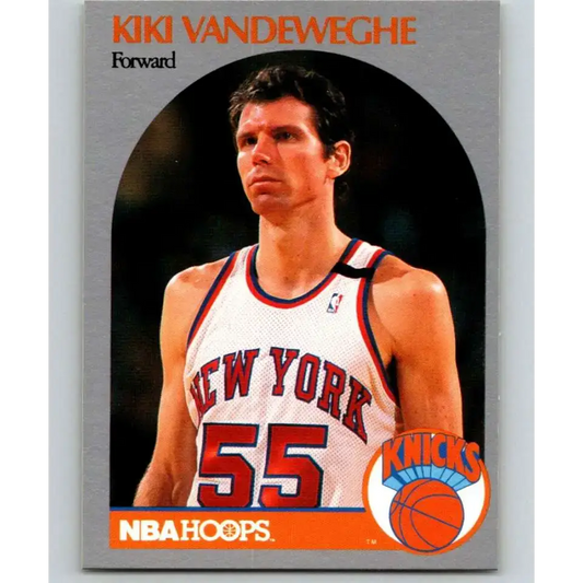 1990-91 Hoops #209 Kiki Vandeweghe NM-MT New York Knicks Basketball Card - Basketball Card Single