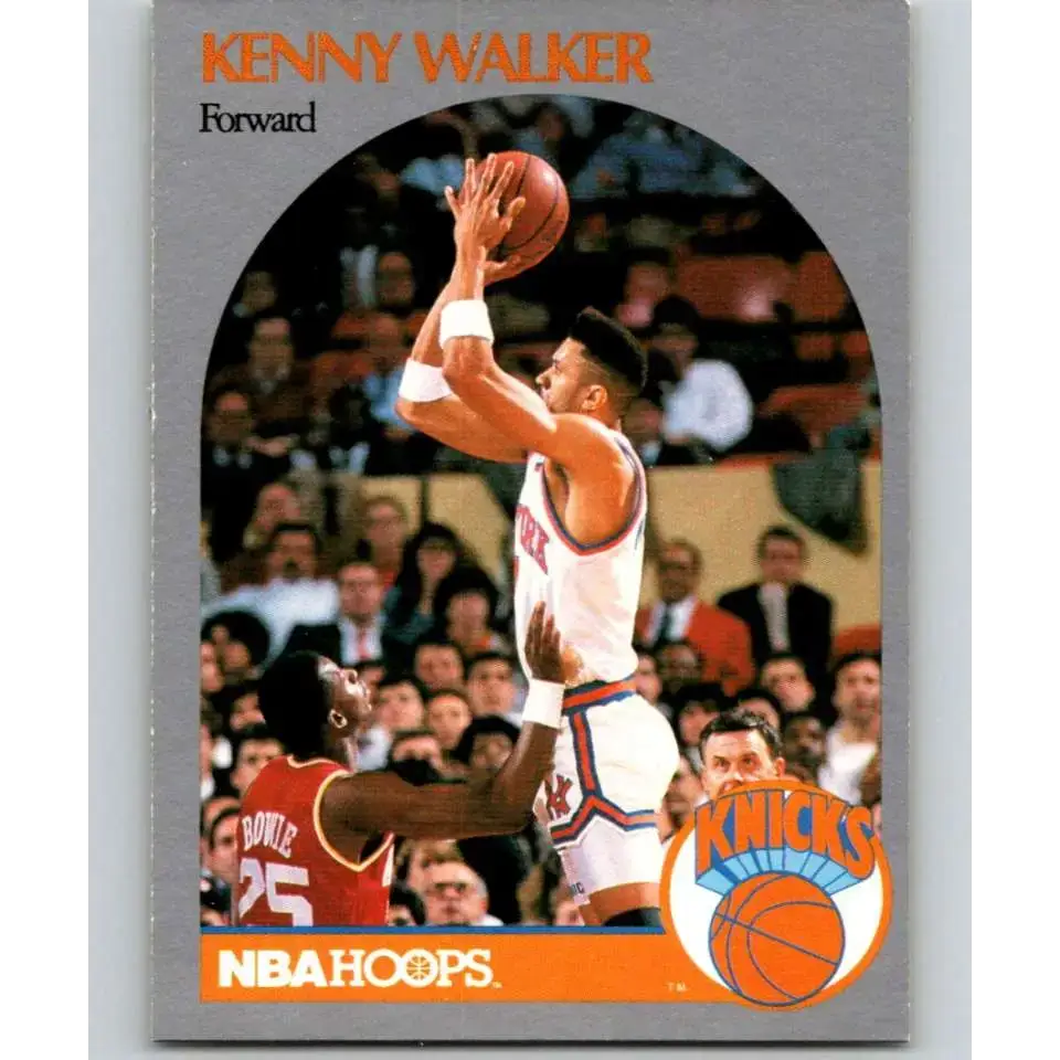 1990-91 Hoops #210 Kenny Walker NM-MT New York Knicks Basketball Card - Basketball Card Single