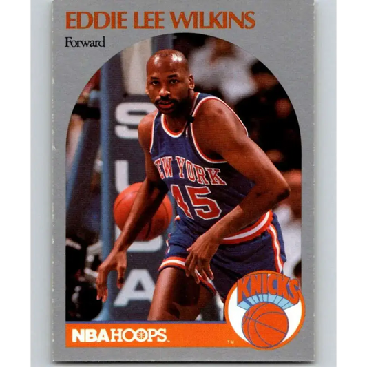 1990-91 Hoops #211 Eddie Lee Wilkins NM-MT New York Knicks Basketball Card - Basketball Card Single