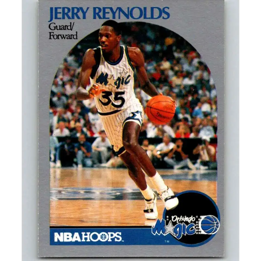 1990-91 Hoops #219 Jerry Reynolds NM-MT Orlando Magic Basketball Card - Basketball Card Single