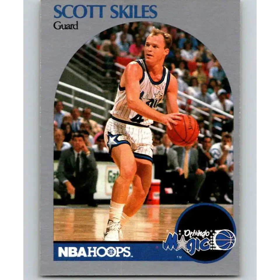 1990-91 Hoops #220 Scott Skiles NM-MT Orlando Magic Basketball Card - Basketball Card Single