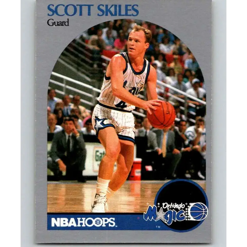 1990-91 Hoops #220 Scott Skiles NM-MT Orlando Magic Basketball Card - Basketball Card Single