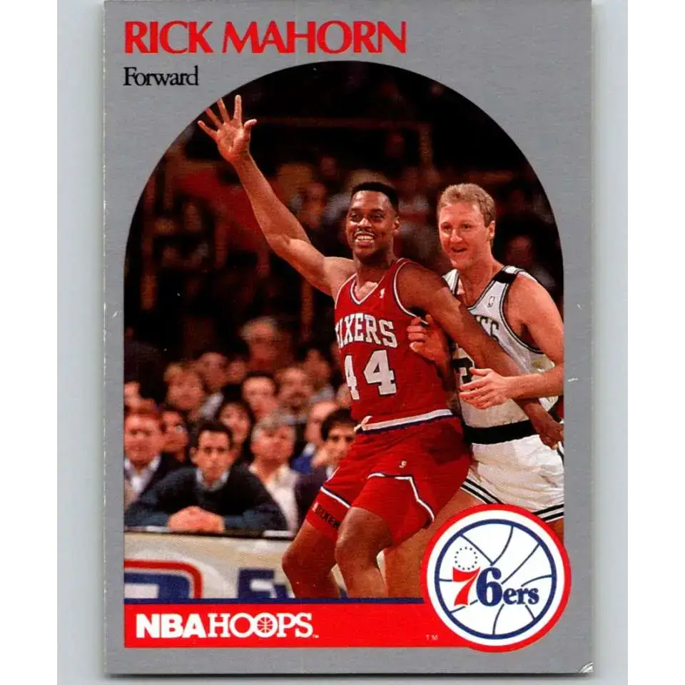 1990-91 Hoops #230 Rick Mahorn NM-MT Philadelphia 76ers Basketball Card - Basketball Card Single