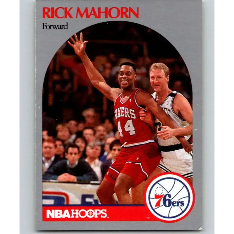 1990-91 Hoops #230 Rick Mahorn NM-MT Philadelphia 76ers Basketball Card - Basketball Card Single
