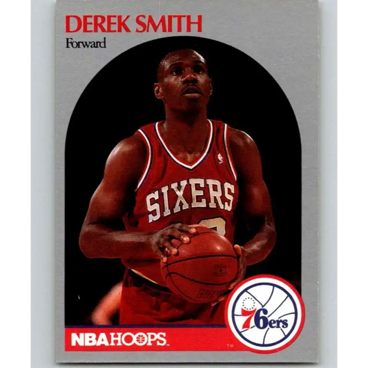1990-91 Hoops #231 Derek Smith NM-MT SP Philadelphia 76ers Basketball Card - Basketball Card Single