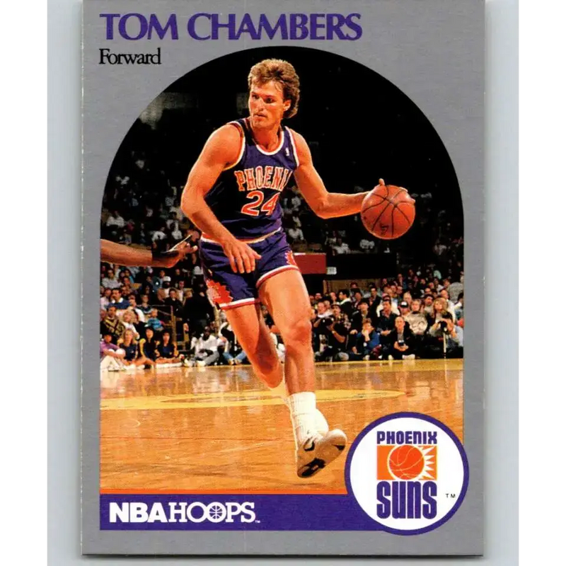 1990-91 Hoops #234a Tom Chambers NM-MT Phoenix Suns Basketball Card - Basketball Card Single