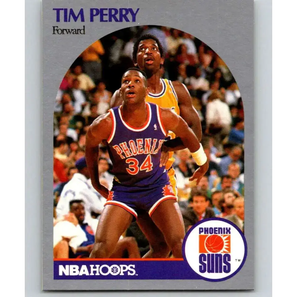 1990-91 Hoops #240 Tim Perry NM-MT Phoenix Suns Basketball Card - Basketball Card Single