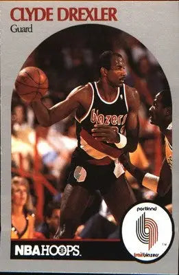 1990-91 Hoops #245 Clyde Drexler - Basketball Card Single