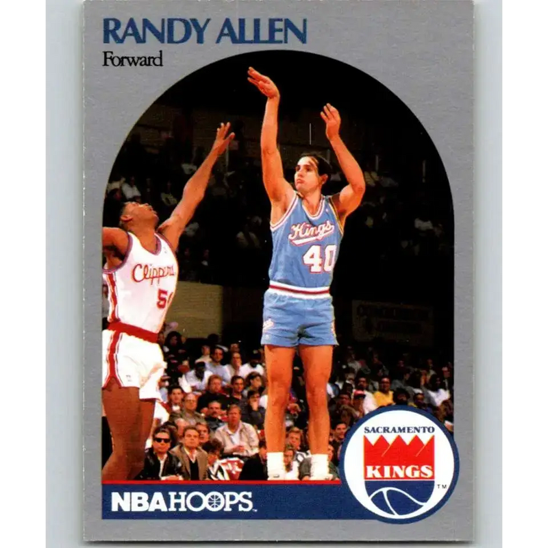 1990-91 Hoops #254 Randy Allen NM-MT SP Sacramento Kings Basketball Card - Basketball Card Single