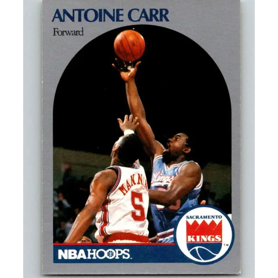 1990-91 Hoops #255 Antoine Carr NM-MT Sacramento Kings Basketball Card - Basketball Card Single
