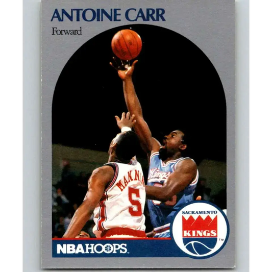 1990-91 Hoops #255 Antoine Carr NM-MT Sacramento Kings Basketball Card - Basketball Card Single