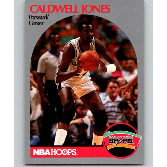 1990-91 Hoops #268 Caldwell Jones NM-MT SP San Antonio Spurs Basketball Card - Basketball Card Single