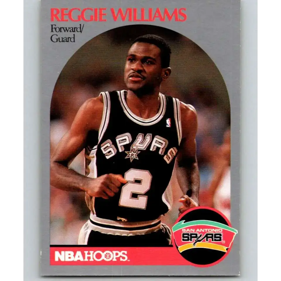 1990-91 Hoops #272 Reggie Williams NM-MT San Antonio Spurs Basketball Card - Basketball Card Single