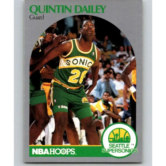 1990-91 Hoops #276 Quintin Dailey NM-MT Seattle SuperSonics Basketball Card - Basketball Card Single
