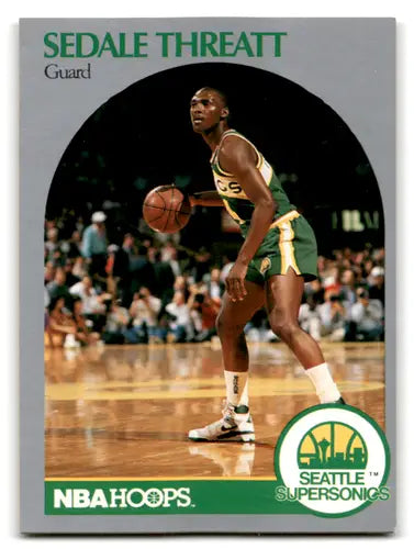 1990-91 Hoops #284 Sedale Threatt NM Near Mint ID:82098 - Basketball Card Single