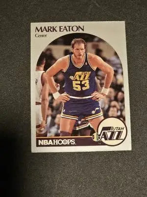 1990-91 Hoops #287 Mark Eaton - Basketball Card Single