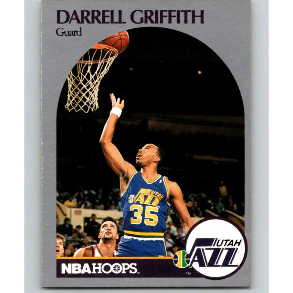 1990-91 Hoops #289 Darrell Griffith NM-MT Utah Jazz Basketball Card - Basketball Card Single