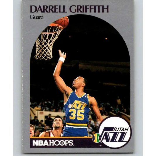 1990-91 Hoops #289 Darrell Griffith NM-MT Utah Jazz Basketball Card - Basketball Card Single
