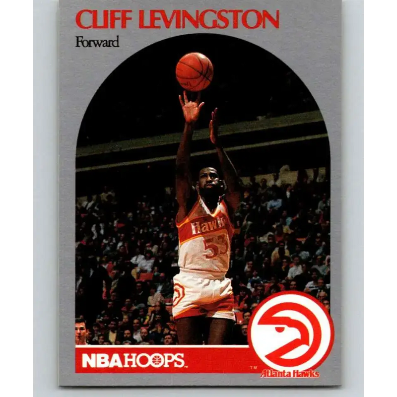 1990-91 Hoops #29 Cliff Levingston NM-MT SP Atlanta Hawks Basketball Card - Basketball Card Single