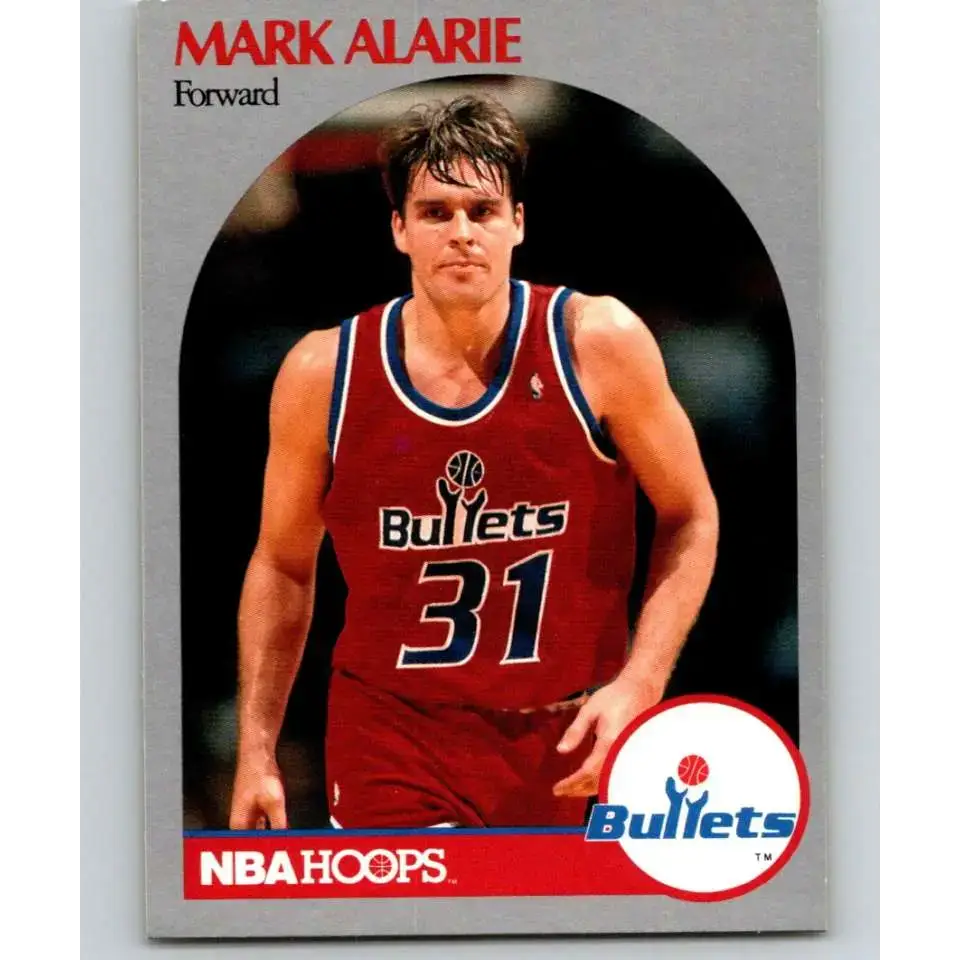1990-91 Hoops #295 Mark Alarie NM-MT Washington Bullets Basketball Card - Basketball Card Single