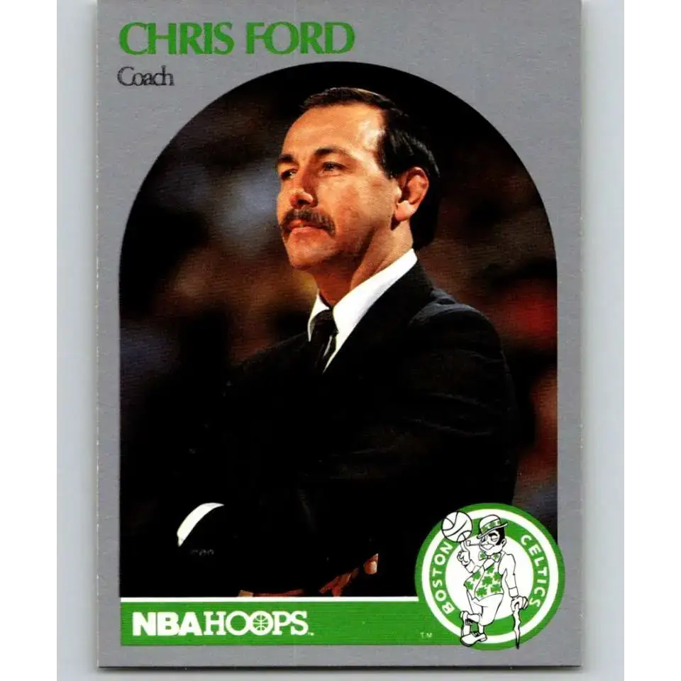 1990-91 Hoops #306 Chris Ford CO NM-MT Boston Celtics Basketball Card - Basketball Card Single