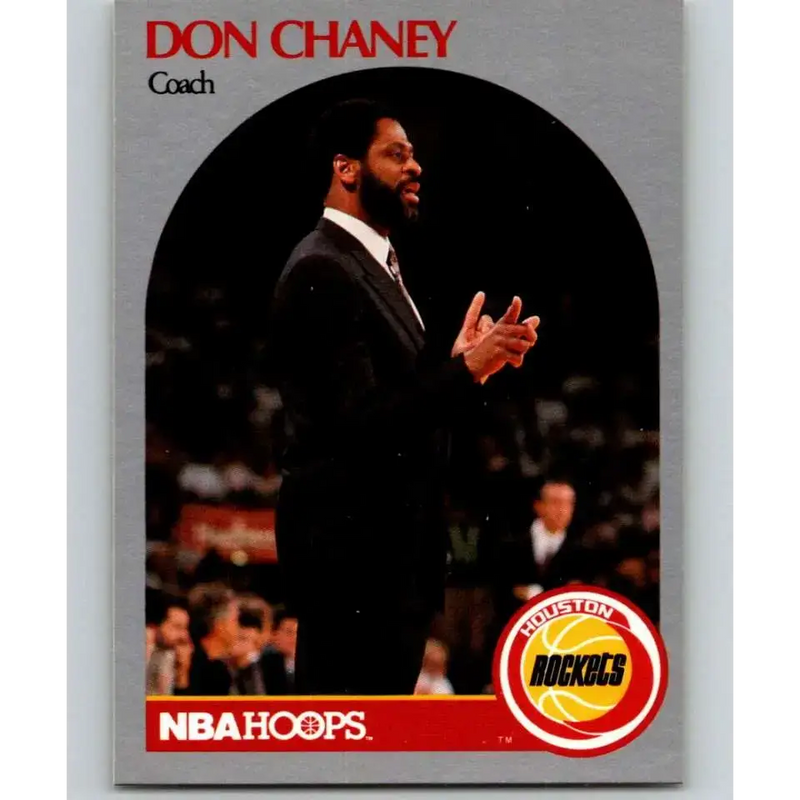 1990-91 Hoops #314 Don Chaney CO NM-MT Houston Rockets Basketball Card - Basketball Card Single