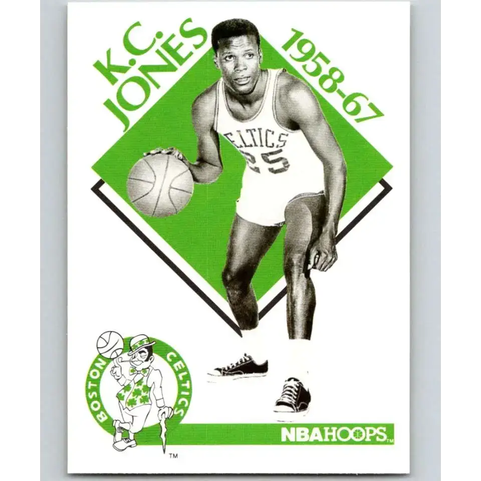 1990-91 Hoops #343 K.C. Jones CO NM-MT Seattle SuperSonics Basketball Card - Basketball Card Single