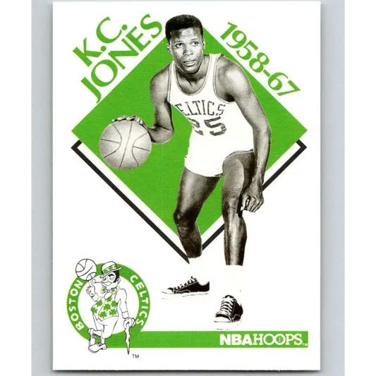 1990-91 Hoops #343 K.C. Jones CO NM-MT Seattle SuperSonics Basketball Card - Basketball Card Single