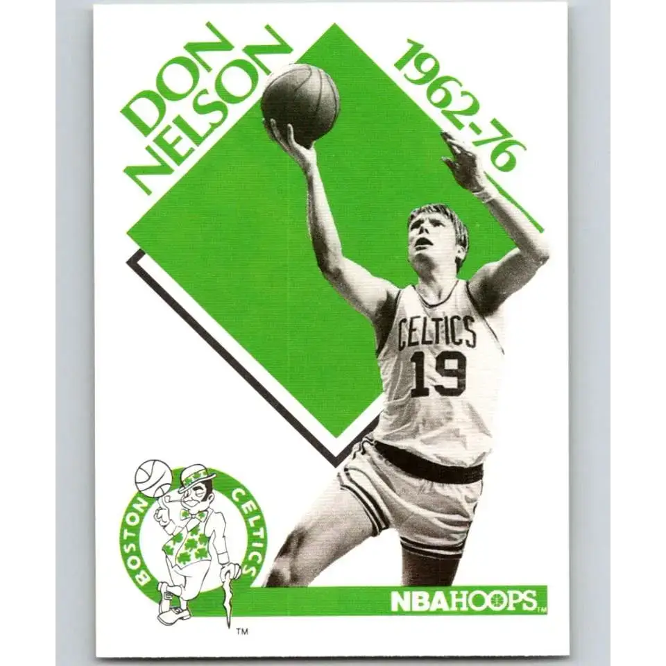 1990-91 Hoops #345 Don Nelson CO NM-MT Golden State Warriors Basketball Card - Basketball Card Single