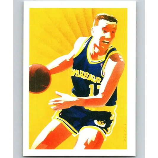 1990-91 Hoops #363 Chris Mullin TC NM-MT Golden State Warriors Basketball Card - Basketball Card Single