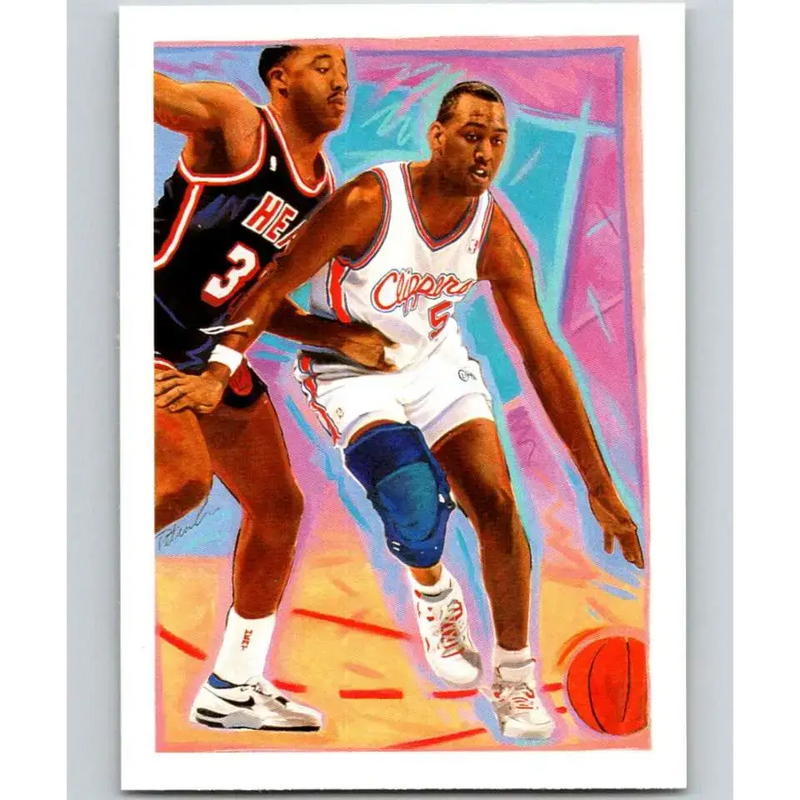 1990-91 Hoops #366 Danny Manning TC NM-MT Los Angeles Clippers Basketball Card - Basketball Card Single
