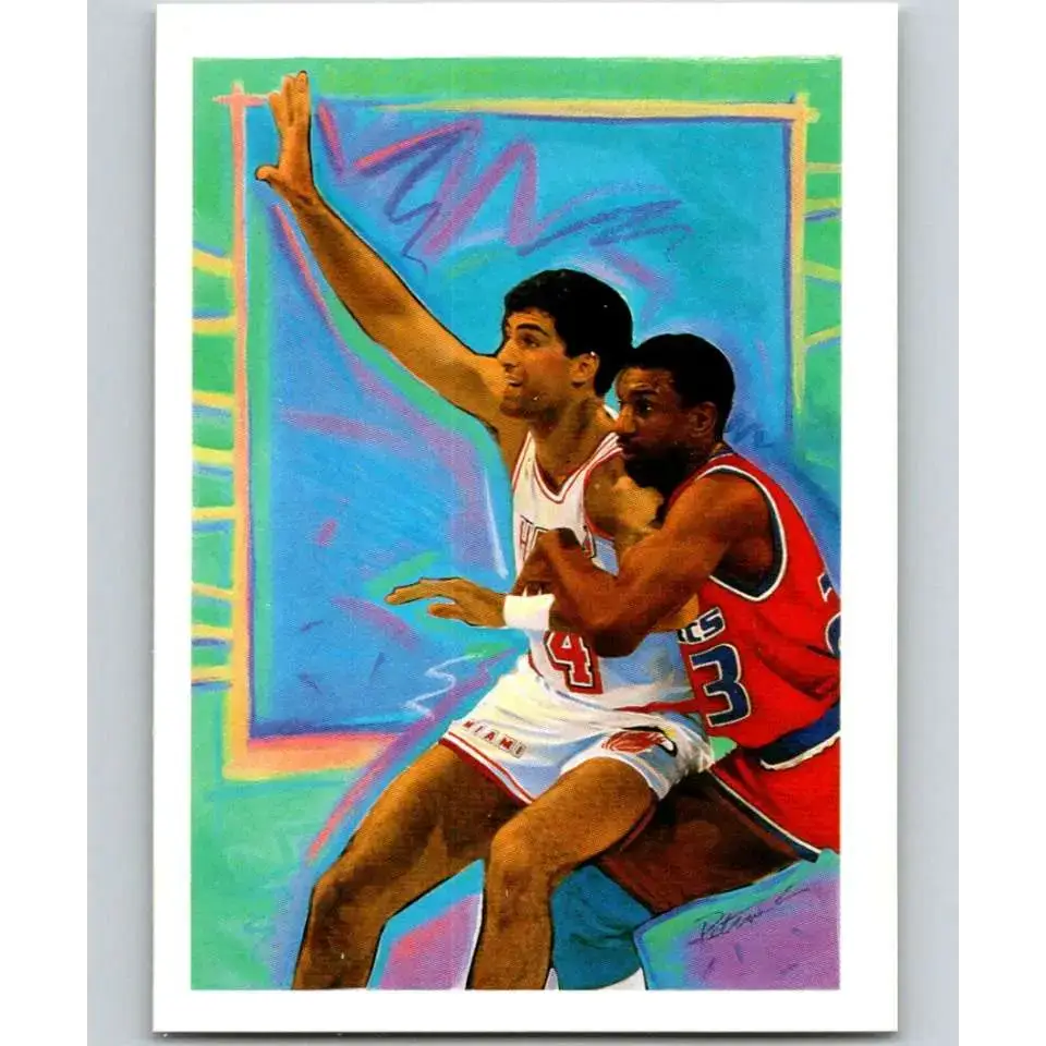 1990-91 Hoops #368 Rony Seikaly TC NM-MT Miami Heat Basketball Card - Basketball Card Single