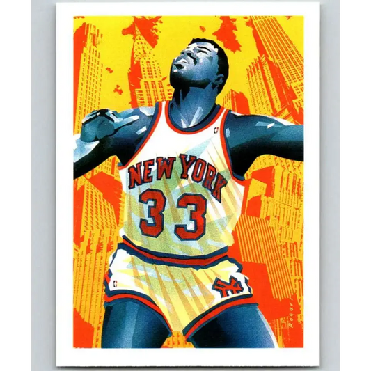1990-91 Hoops #372 Patrick Ewing TC NM-MT New York Knicks Basketball Card - Basketball Card Single