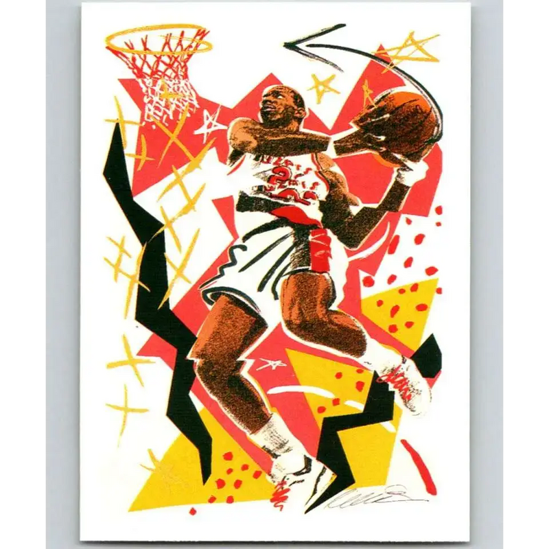 1990-91 Hoops #376 Clyde Drexler TC NM-MT Portland Trail Blazers Basketball Card - Basketball Card Single