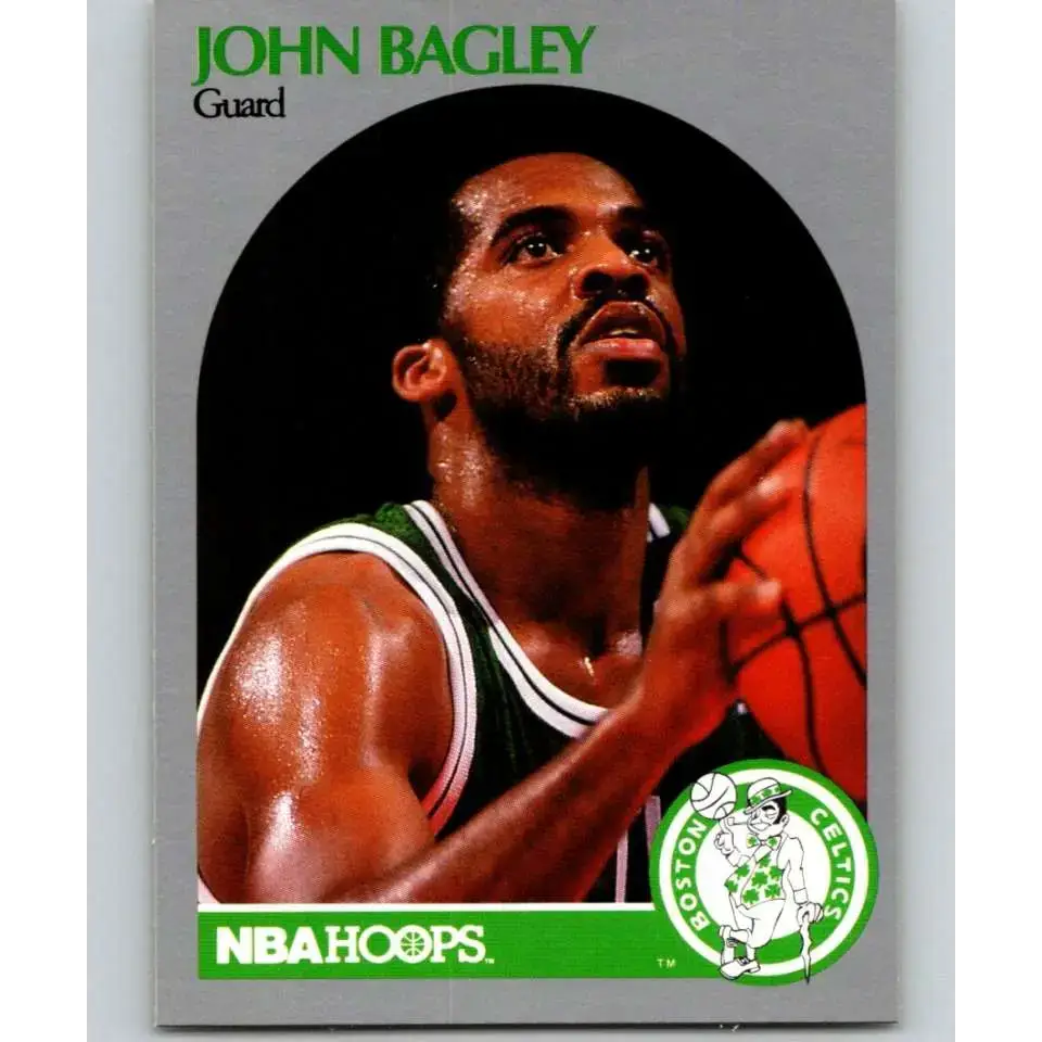 1990-91 Hoops #38 John Bagley NM-MT Boston Celtics Basketball Card - Basketball Card Single