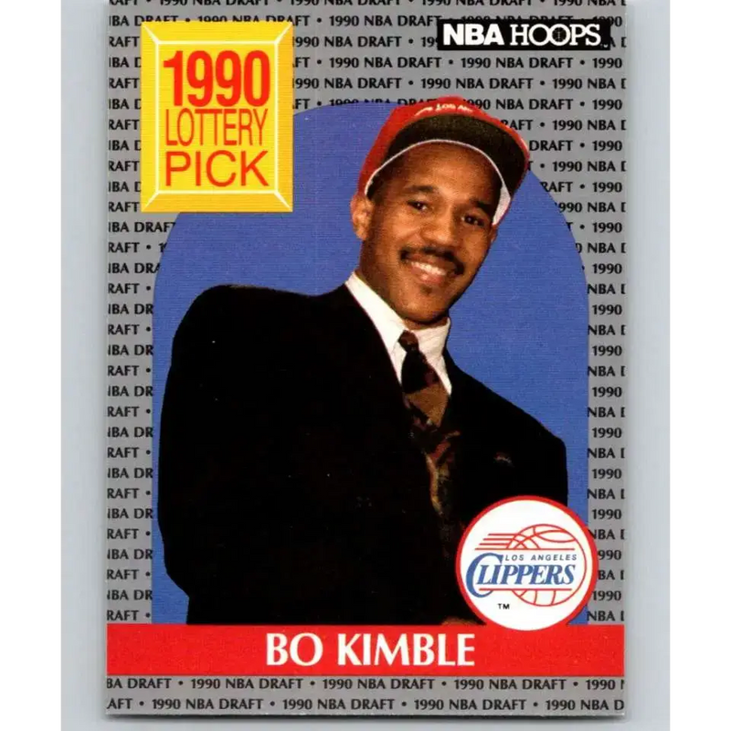 1990-91 Hoops #397 Bo Kimble NM-MT RC Rookie Los Angeles Clippers Basketball Card - Basketball Card Single