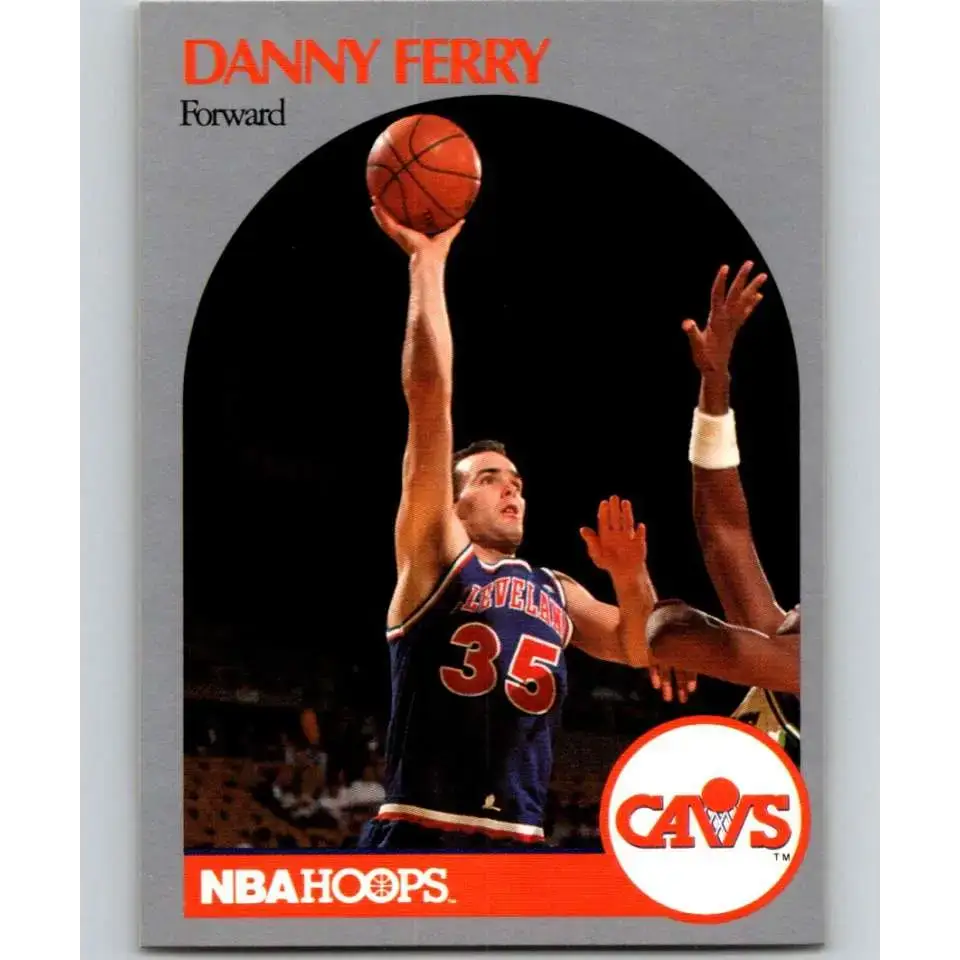 1990-91 Hoops #406a Danny Ferry ERR NM-MT Cleveland Cavaliers Basketball Card - Basketball Card Single